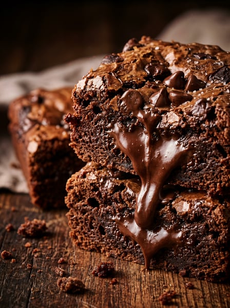 PEDAÇO DE BOLO RECHEADO DE CHOCOLATE 4