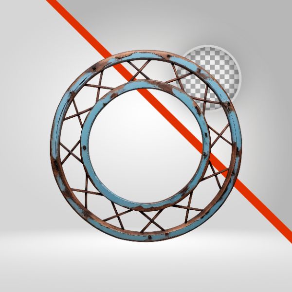 RODA DE MADEIRA 3D, ARO, FUNDO TRANSPARENTE, ELEMENTO PNG, GRADE DE MADEIRA, PISEIRO, VAQUEJADA, SHOW, ESTRUTURA 3D