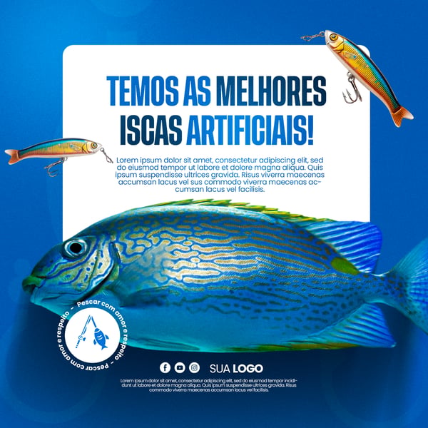 CASA DE PESCA  ISCAS ARTIFICIAIS