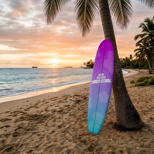 PRANCHA DE SURFEE MOCKUP PSD EDITÁVEL