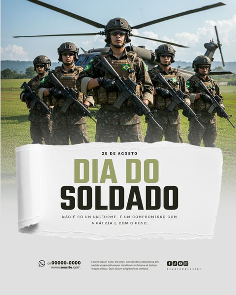 25 DE AGOSTO DIA DO SOLDADO