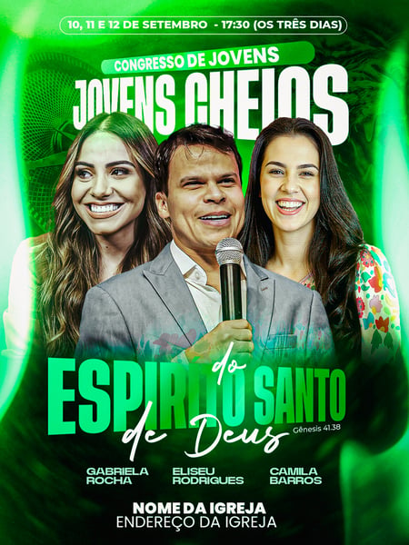 FLYER CONGRESSO DE JOVENS 80