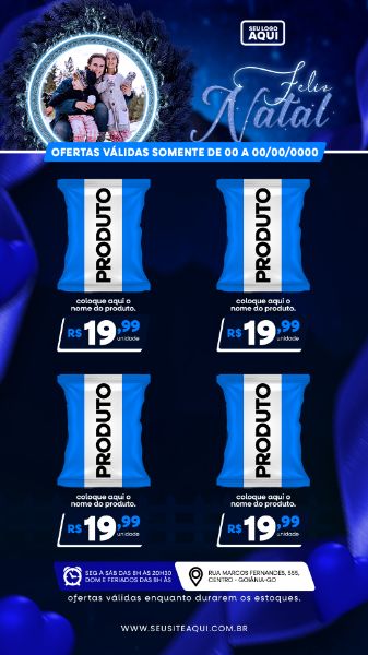 STORY | TABLÓIDE | FOLHETO | FELIZ NATAL | PSD EDITÁVEL