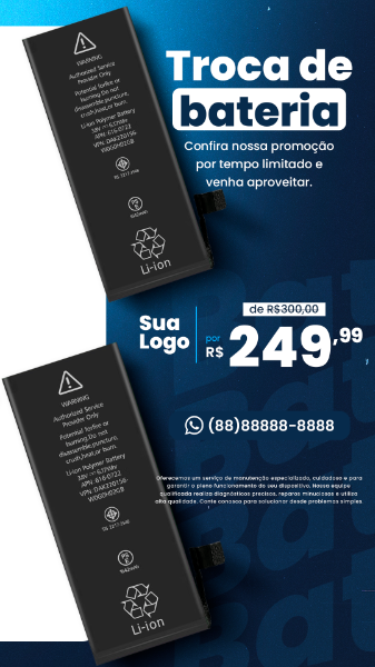 TROCA DE BATERIA - ASSISTÊNCIA TÉCNICA