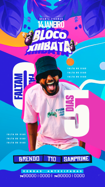 BLOCO XIIIBATA / CAMPANHA DE EVENTO COMPLETA