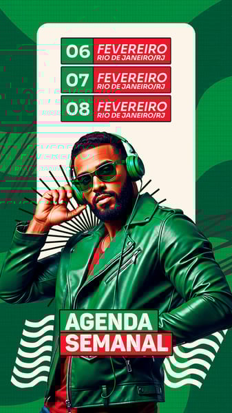 FLYER EVENTO SHOW AGENDA SEMANAL PSD STORY 97