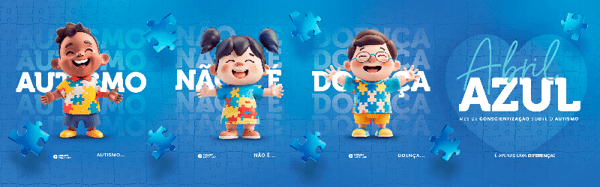 ABRIL AZUL - MÊS DE CONSCIENTIZAÇÃO SOBRE O AUTISMO CARROSSEL