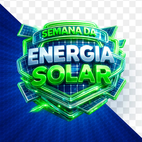 SELO 3D PARA LOJAS DE ENERGIA SOLAR