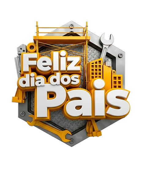 DIA DOS PAIS - Selo 3d