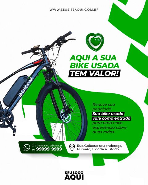 FEED - BICICLETARIA - SOCIAL MEDIA - BIKE - PSD EDITÁVEL