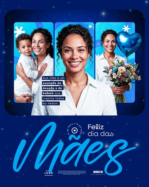 DIA DAS MÃES 10 DE MAIO SOCIAL MEDIA PSD EDITÁVEL 4