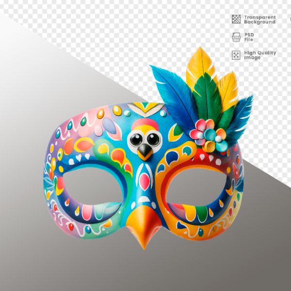 MÁSCAR DE CARNAVAL  - ELEMENTO PARA COMPOSIÇÃO