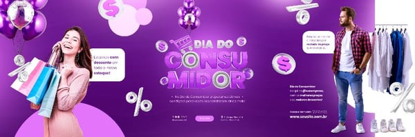 CARROSSÉL DIA DO CONSUMIDOR VESTUÁRIO OFERTA PROMOÇÃO