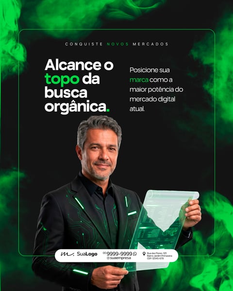 ESTRATÉGIA MARKETING DIGITAL ROMANO TECNOLÓGICO SOCIAL MEDIA PSD EDITÁVEL 5