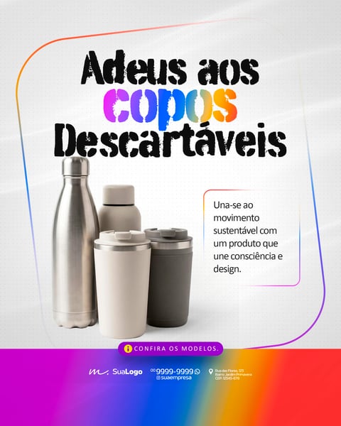 BRINDES COPOS E GARRAFAS TÉRMICAS PERSONALIZADOS SOCIAL MEDIA PSD EDITÁVEL 5