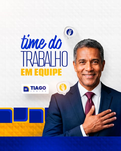 CAMPANHA ELEITORAL POLÍTICA ELEIÇÃO DEPUTADO PREFEITO VEREADOR FLYER PSD EDITÁVEL 6