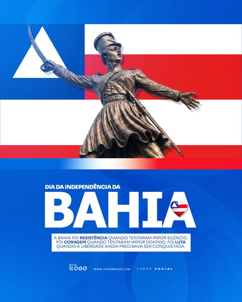 INDEPENDÊNCIA DA BAHIA 02 DE JULHO SOCIAL MEDIA PSD EDITÁVEL 4