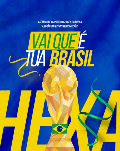COPA DO MUNDO 2026 BRASIL RUMO AO HEXA SOCIALMEDIA PSD 7