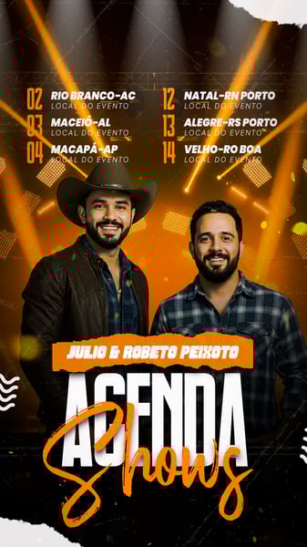 AGENDA DE SHOW
