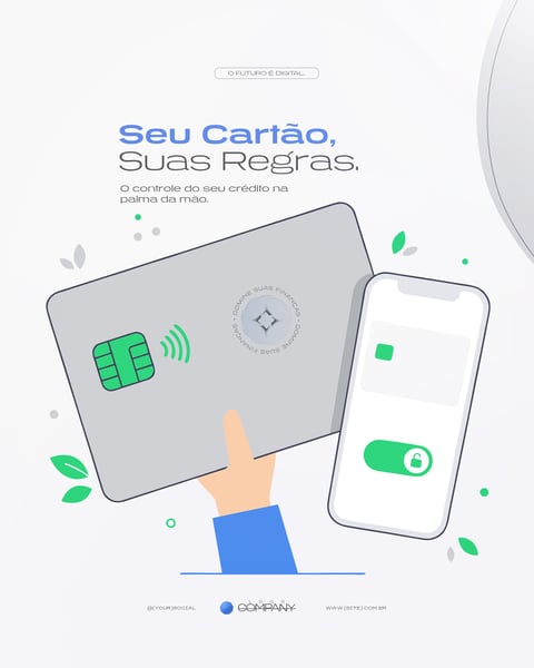 Fintech E DIGITAL BANKING FINANÇAS MODERNAS SOCIAL MEDIA PSD EDITÁVEL 6