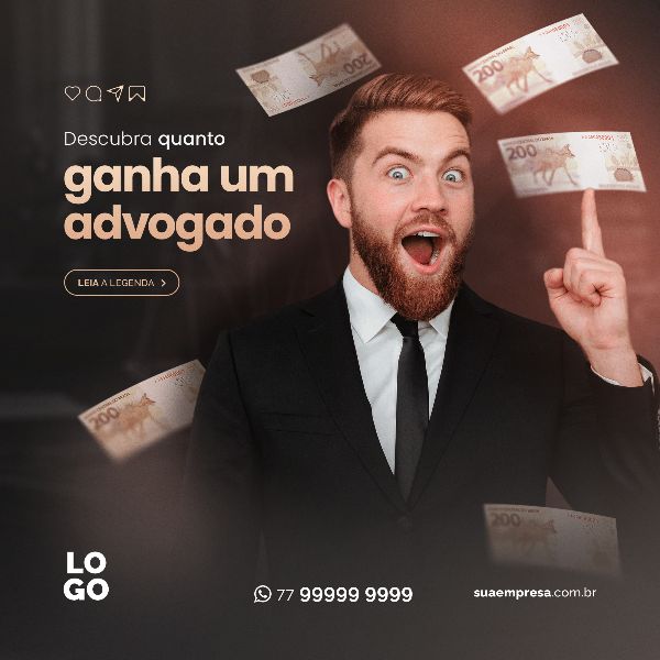 DESCUBRA QUANTO GANHA UM ADVOGADO - ADVOCACIA