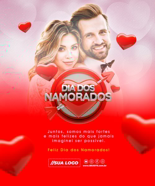 DIA DOS NAMORADOS DATA COMEMORATIVA REDES SOCIAIS