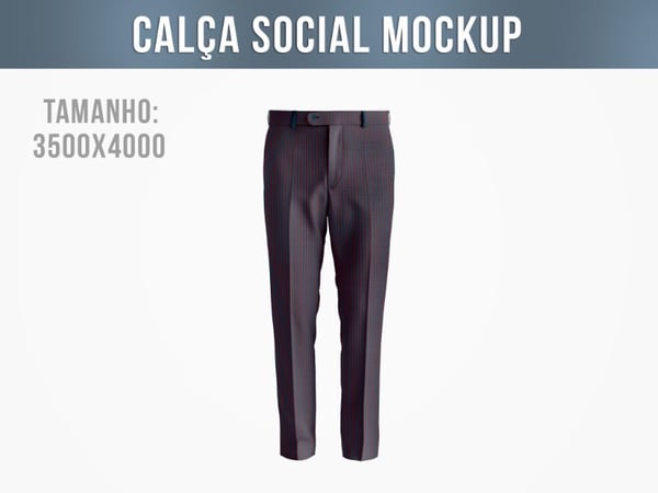CALÇA SOCIAL MASCULINA MOCKUP