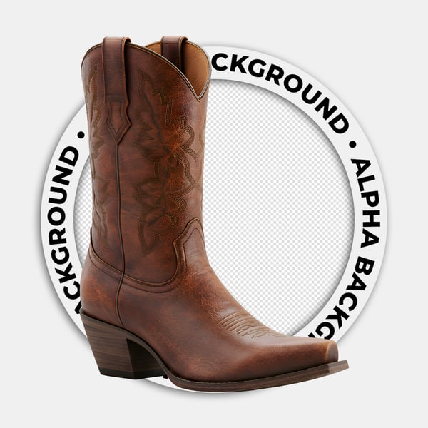 Botina de couro de cowboy 2