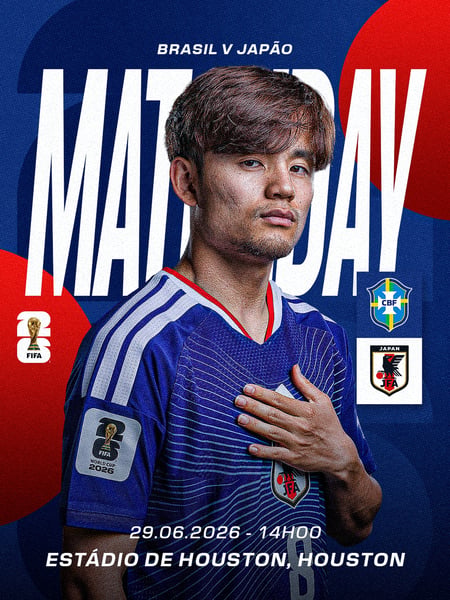 FLYER MATCHDAY JAPÃO COPA 2026