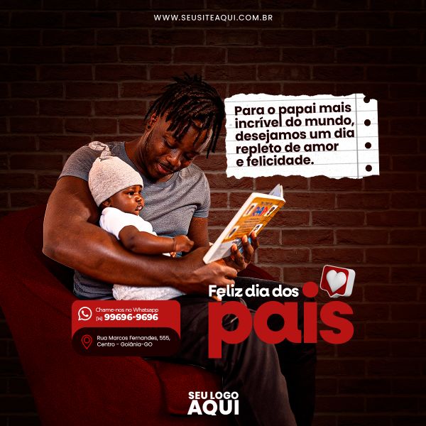 FEED QUADRADO - FELIZ DIA DOS PAIS | SOCIAL MEDIA | PSD EDITÁVEL