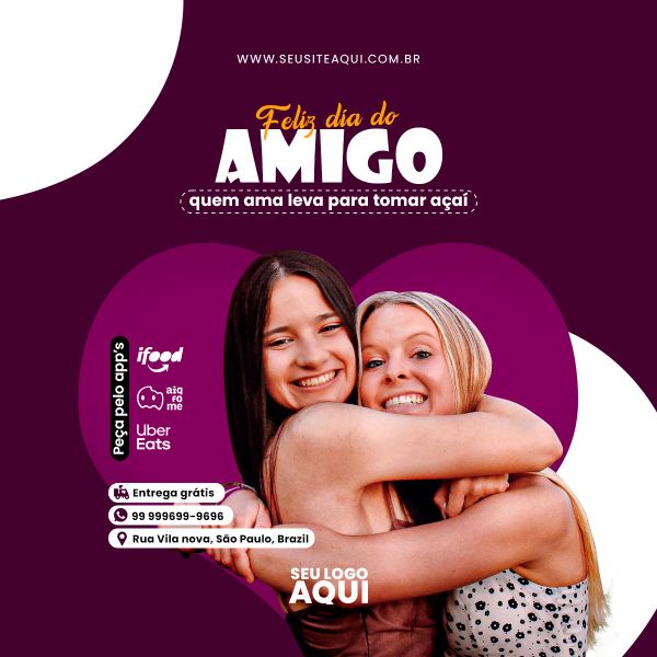 AÇAÍTERIA E SORVETERIA - SOCIAL MEDIA - PSD EDITÁVEL