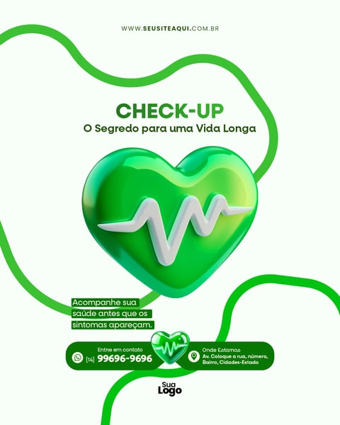 Post Feed Vertical - Clinica Médica - Social Media