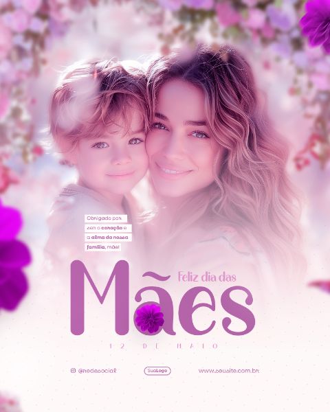 DIA DAS MÃES SOCIAL MEDIA POST FEED VERTICAL