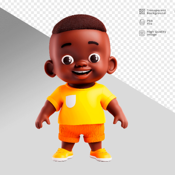MASCOTE 3D PERSONAGEM PARA COMPOSIÇÃO
