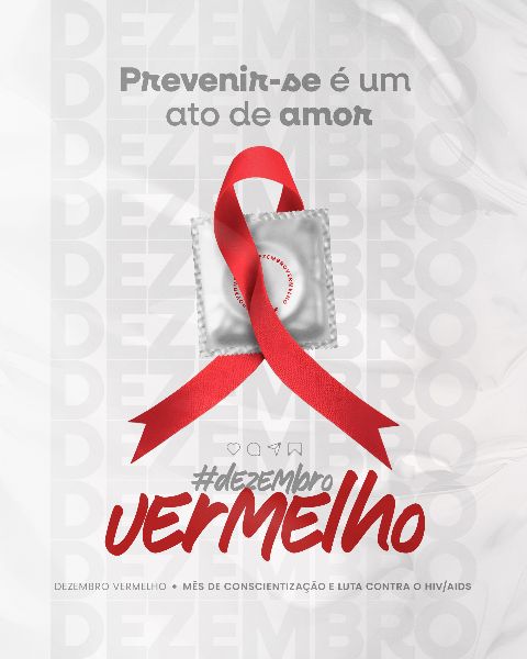 DEZEMBRO VERMELHO MÊS DE COMBATE CONTRA O HIV/AIDS 09