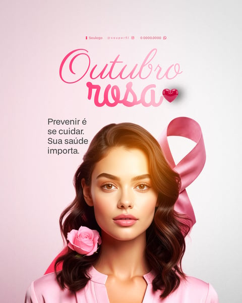 OUTUBRO ROSA SOCIAL MEDIA FLYER PSD 3