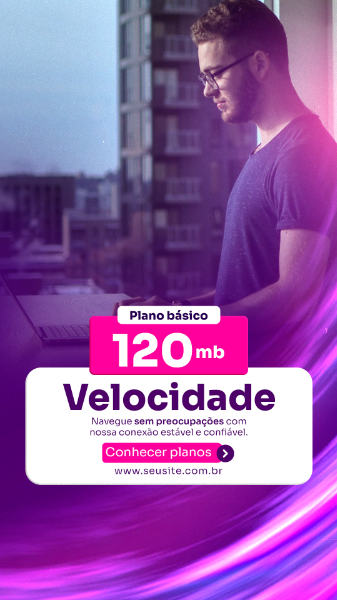 STORIES PROVEDOR DE INTERNET SOCIAL MEDIA POST - PLANO BÁSICO DE INTERNET