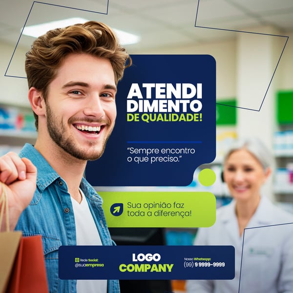 FARMÁCIA REMÉDIOS MEDICAMNETOS SOCIAL MEDIA PSD EDITÁVEL