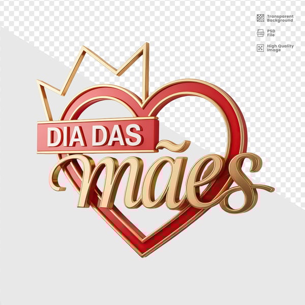 ELEMENTO 3D DIA DAS MÃES 1