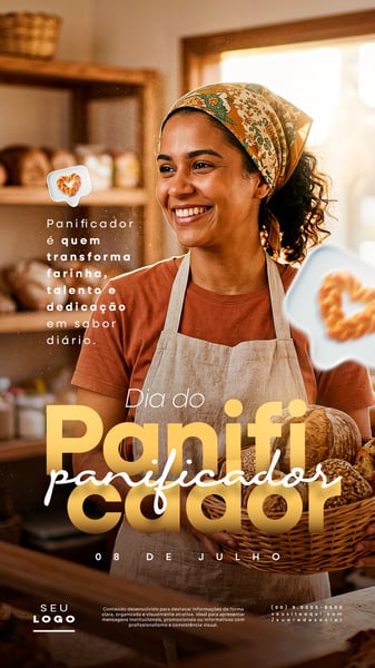DIA DO PANIFICADOR 08 DE JULHO STORY SOCIAL MEDIA PSD EDITÁVEL 1