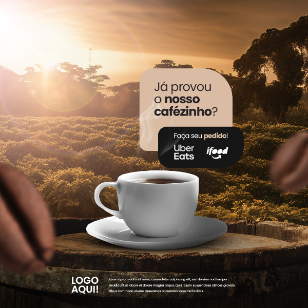 SOCIAL MEDIA CAFETERIA - JÁ PROVOU NOSSO CAFEZINHO?