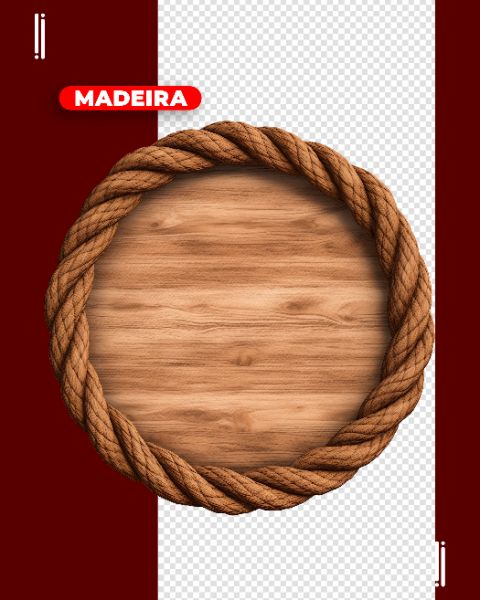 MADEIRA COM CORDA | PARA COMPOSIÇÃO | IMAGEM SEM FUNDO | PSD EDITÁVEL