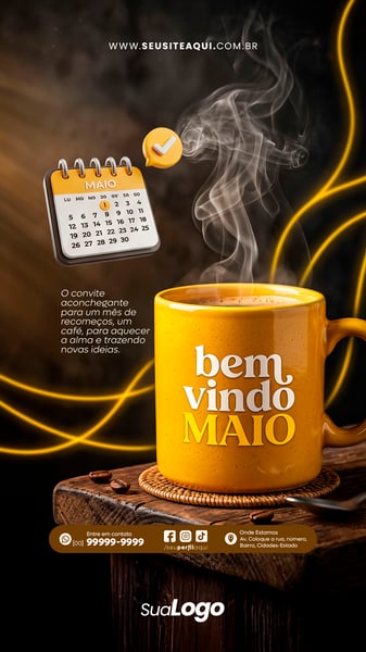 STORY BEM VINDO MAIO SOCIAL MEDIA PSD EDITÁVEL TEMPLATE 17