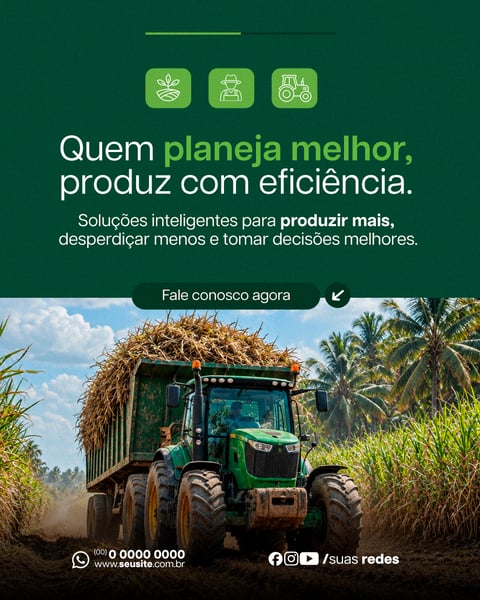 SOCIAL MEDIA AGRONEGÓCIO QUEM PLANEJA PSD EDITÁVEL