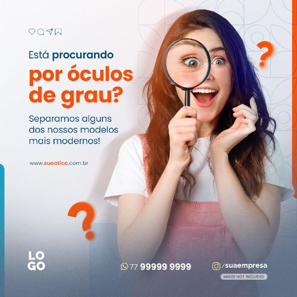 ESTÁ PROCURANDO ÓCULOS DE GRAU | SOCIAL MEDIA - ÓTICA