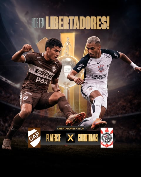 JOGO DO DIA - PLATENSE X CORINTHIANS - LIBERTADORES