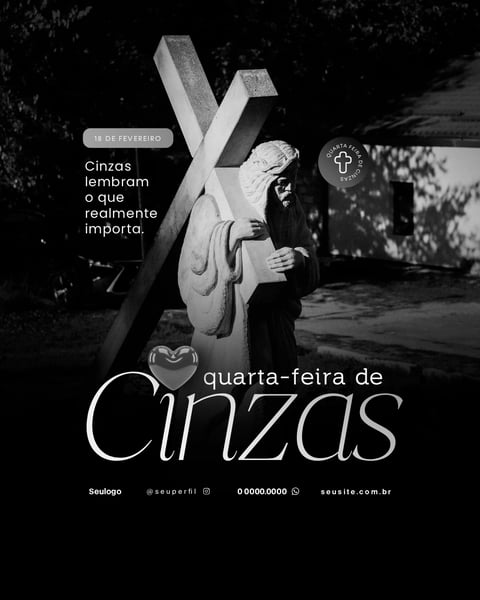 QUARTA FEIRA DE CINZAS FLYER PSD 1