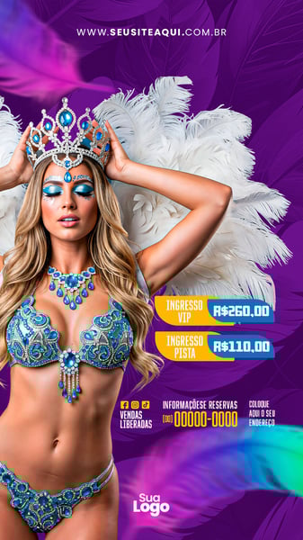 STORY BLOCO CARNAVAL SOCIAL MEDIA PSD EDITÁVEL 06