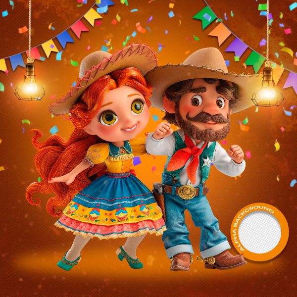 MASCOTES DE FESTA JUNINA MODELO 205