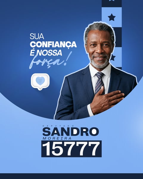 CAMPANHA ELEIÇÃO POLÍTICA DEPUTADO CAMPANHA ARTE SOCIAL MEDIA PSD EDITÁVEL 2